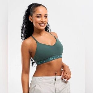 Nike Indy Light Support Padded Adjustable Sports Women's Large Vintage Green NWT